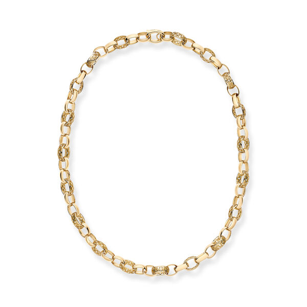Yellow Gold Chain Necklace